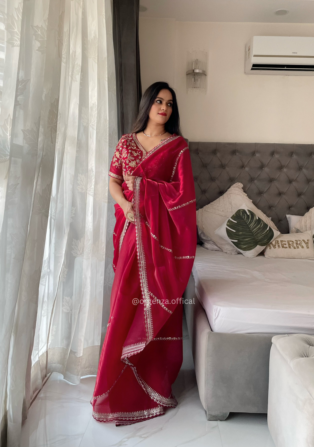 Soft jimmy Choo Silk Saree With Readymade Blouse